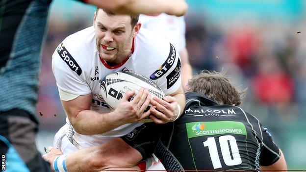 Glasgow have a 12-point lead in Conference A of the Pro14 but Ulster are struggling to make the play-offs