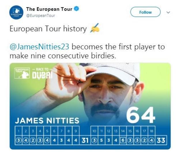 James Nitties world record