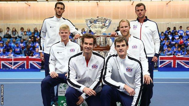 Great Britain's successful Davis Cup team of 2015
