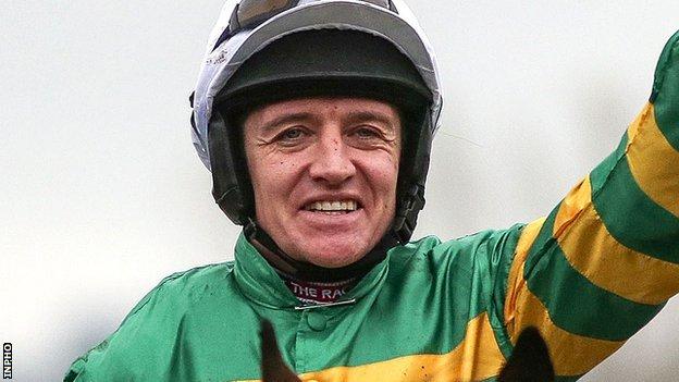 Barry Geraghty rode Carlingford Lough to victory at Punchestown