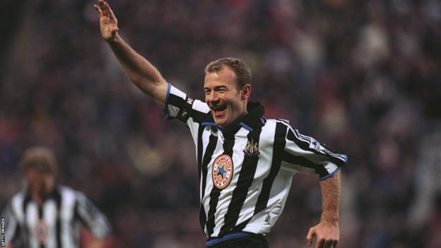 Alan Shearer's iconic celebration