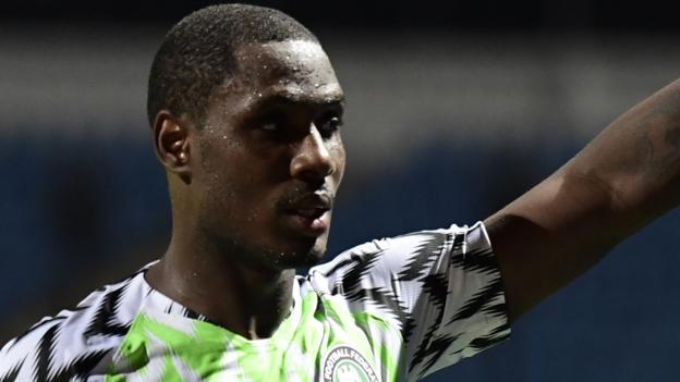 Odion Ighalo: Manchester United sign Nigeria striker on loan until end of season