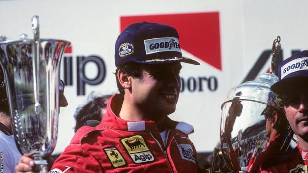 Patrick Tambay ชนะการแข่งขัน San Marino Grand Prix ในปี 1983 ซึ่งเป็นหนึ่งในสองรางวัลกรังด์ปรีซ์