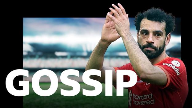 Mohamed Salah with BBC Sport gossip logo