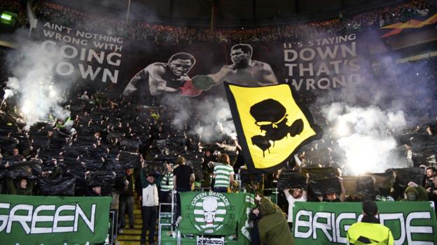 Celtic vow to tackle pyrotechnics after latest Uefa charge