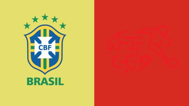 Brasilien gegen die Schweiz