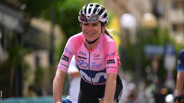 Annemiek van Vleuten at the Giro d'Italia Donne