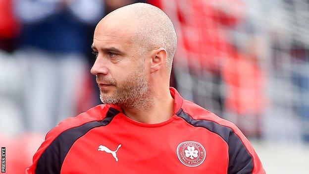 Gerard Lyttle is the new manager of Cliftonville