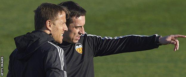 Gary and Phil Neville