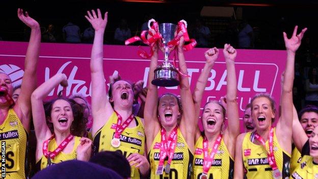 Netball Superleague Grand Final: Manchester Thunder win 57-52 against ...