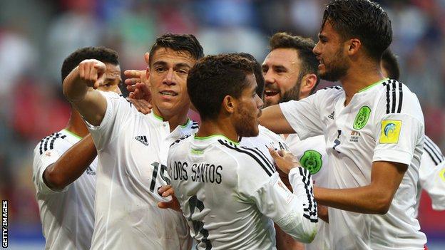 Mexico drew 2-2 with Portugal in their opening Confederations Cup game