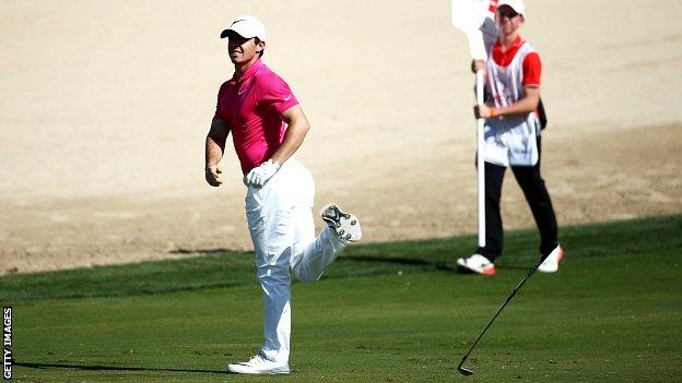 Rory McIlroy Recovers With Late Birdies At Dubai Desert Classic - BBC Sport