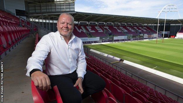 Simon Muderack took over as Scarlets chairman from Nigel Short