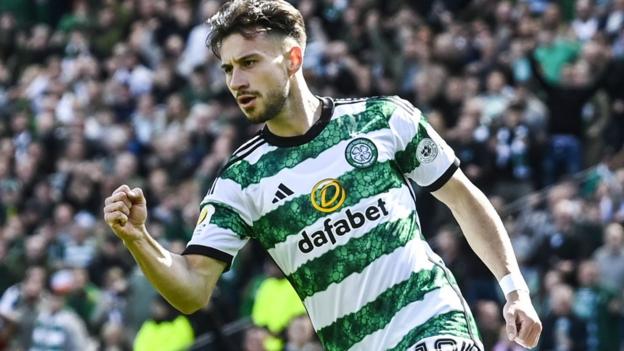 The winger was here, there and everywhere. His performance was much more than his goal, arguably that was the easiest part of his day. He got stuck in, linked up well with Alistair Johnston and showed desire to drive Celtic forward