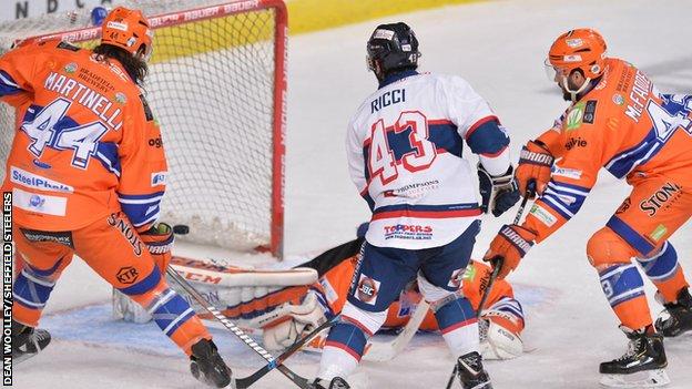 Ice Hockey: Dundee Stars thump Glasgow Clan in Challenge Cup - BBC Sport