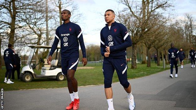 Paul Pogba and Kylian Mbappe