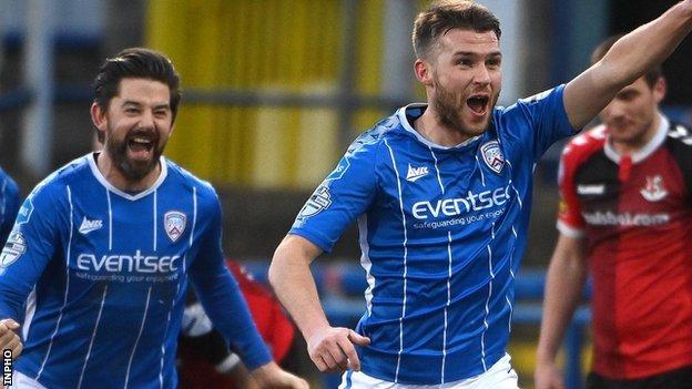 Irish Premiership: Stephen Lowry Heads Late Winner As Coleraine Beat ...