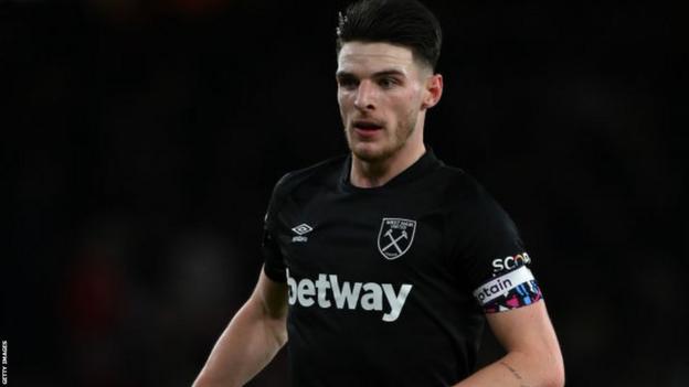 West Ham's Declan Rice