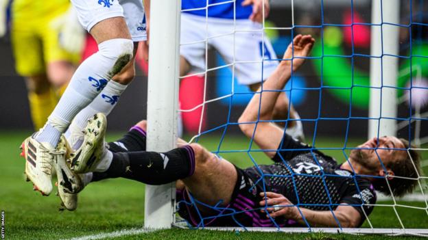 England striker Harry Kane was injured playing for Bayern Munich against Darmstadt