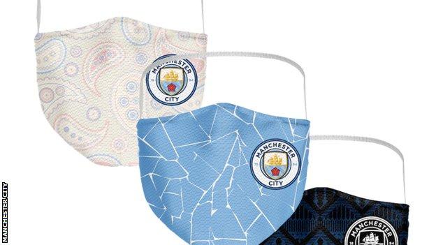 Masques Faciaux De Manchester City