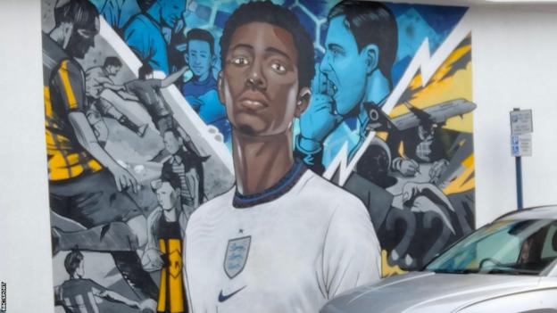 Jude Bellingham's mural in Stourbridge where locals are proud of the former Hagley Primary School pupil's rise to Real Madrid and England footballer
