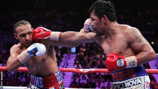 Manny Pacquiao Set To Fight Errol Spence Jr In Las Vegas In August Bbc Sport