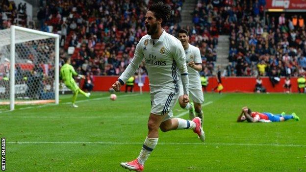 Sporting de Gijón vs Real Madrid: Isco salva los tres puntos contra el  Sporting