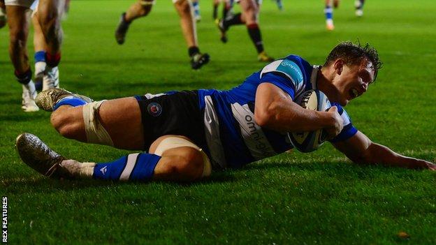 Ted Hill scores for Bath