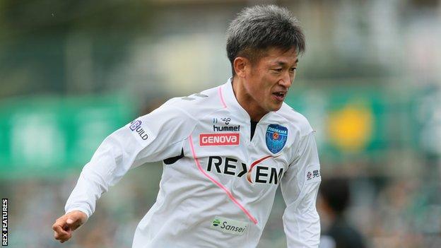 Kazuyoshi Miura Yokohama Striker Signs Contract To Play Into His 50s Bbc Sport