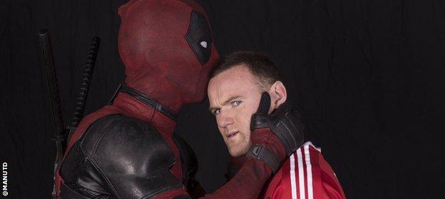 Deadpool and Wayne Rooney