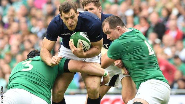 Scotland lost 28-22 to Ireland on Saturday