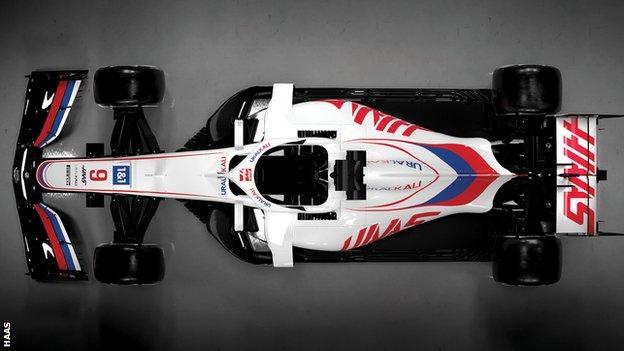 La nouvelle voiture 2021 de Haas