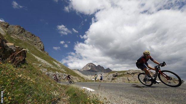 Geraint Thomas tackles the mountainous stages of this year's Tour de France in Serre Chevalier