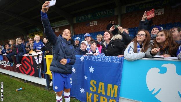 Sam Kerr: Chelsea striker on doing the unthinkable & predicting 'worldies'  - BBC Sport