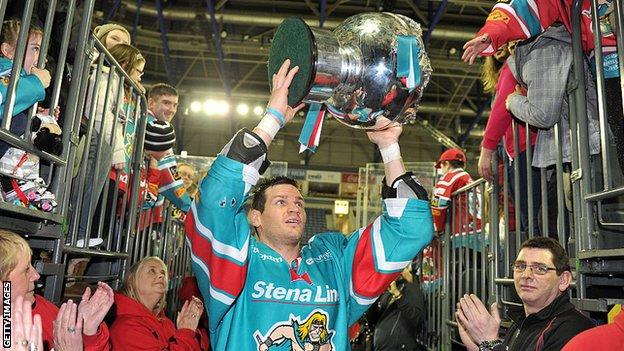 Belfast Giants head coach Adam Keefe