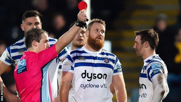 Ross Batty: Bath hooker handed three-week ban for neck roll - BBC Sport