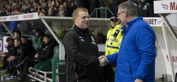 Neil Lennon and Craig Levein