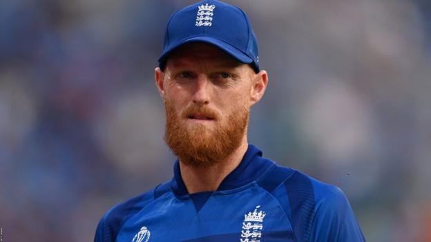 England's Ben Stokes looks on during an ODI