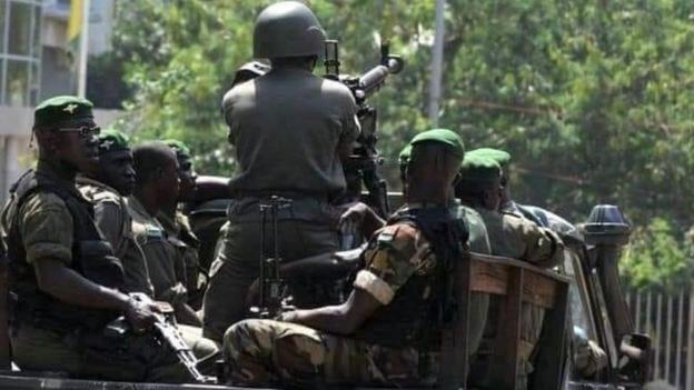 Soldats dans la capitale guinéenne Conakry