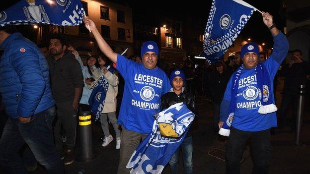Leicester supporters
