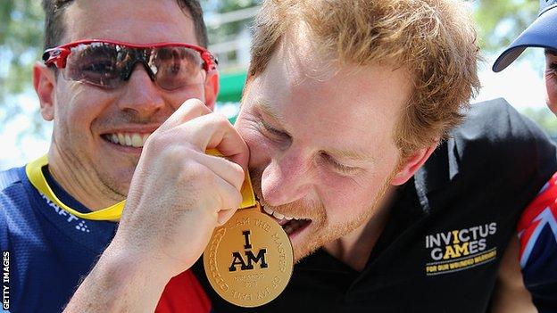 Jaco van Gass and Prince Harry