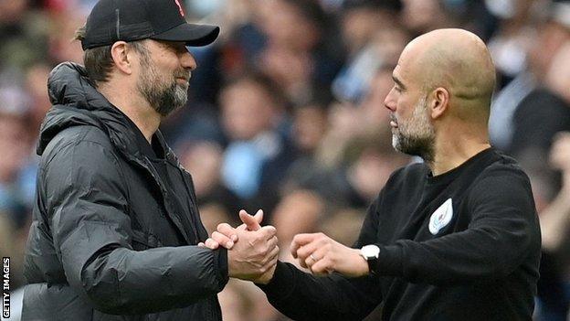 Pep Guardiola and Jurgen Klopp