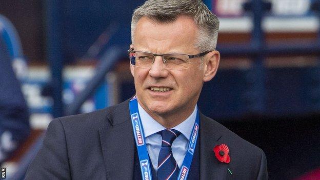 Rangers managing director Stewart Robertson