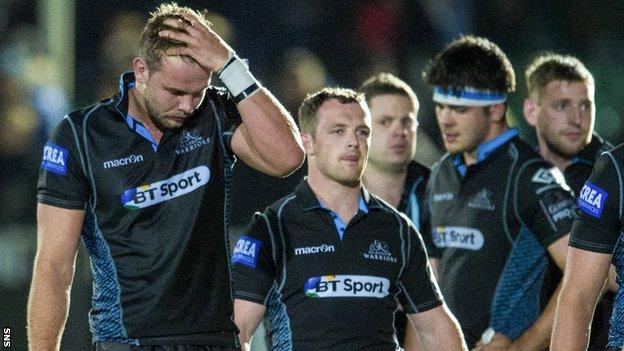 Glasgow players reflect on their defeat by Ulster