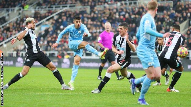 Joao Cancelo has been directly involved in 10 goals for Manchester City in all competitions this season