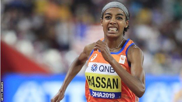 Sifan Hassan Sets New European Women S 10 000m Record Beating Paula Radcliffe Time Bbc Sport