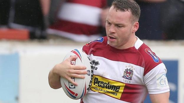 Wakefield 16-24 Wigan: Liam Marshall hat-trick helps send Wigan second ...