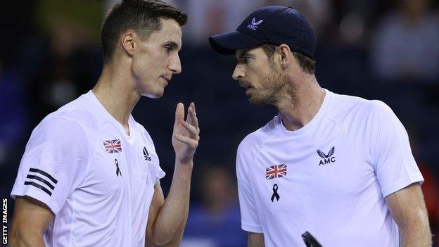 Andy Murray and Joe Salisbury