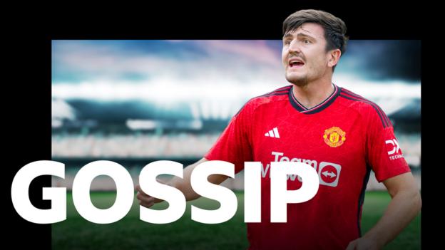 Harry Maguire and gossip logo