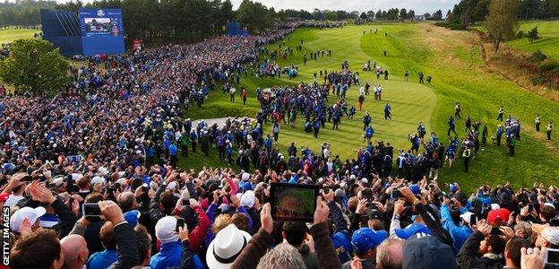 The 2014 Ryder Cup at Gleneagles